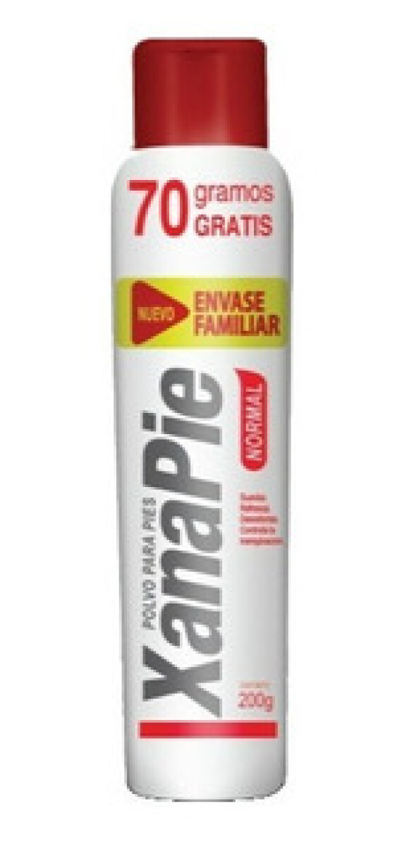 TALCO POLVO PEDICO XANAPIE 200+70GR+BOLSA 60G NORMAL ROJO 