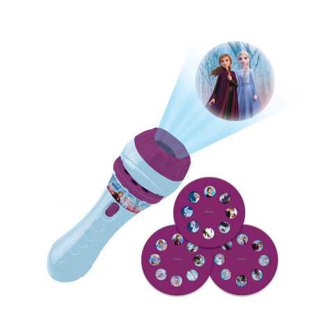 Linterna Proyector con 3 Discos Lexibook Frozen