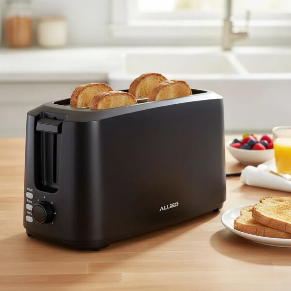Tostadora De 4 Panes Eléctrica Allied Al-to4s 1450w TOSTADORA ALLIED AL-TO4S 4 PANES