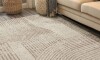 Alfombra Moderna Eco-Nature - Roat | 1.50x200 m Beige Chumbo