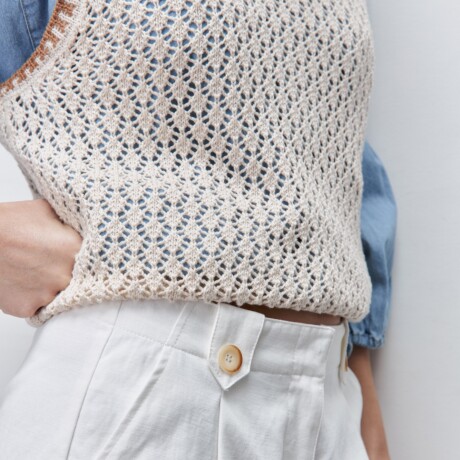 SHORT SOLI Blanco