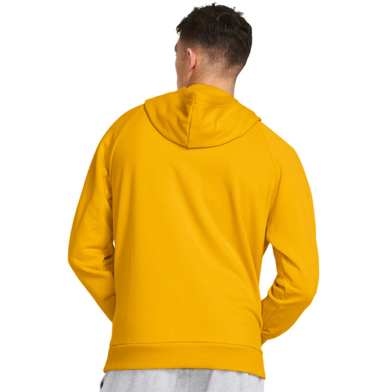 UA Rival Fleece Hoodie-YLW YLW-750