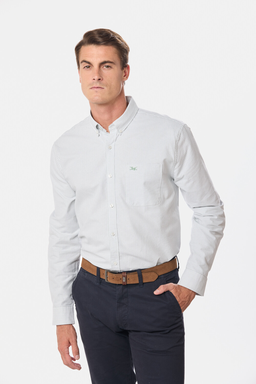 CAMISA OXFORD Verde