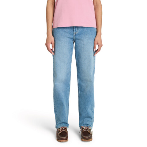 Jean Straight Mujer Light Shade