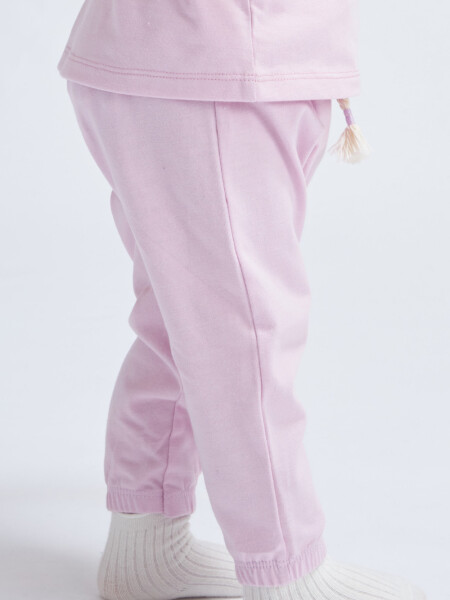 Pantalón deportivo baggy Lila