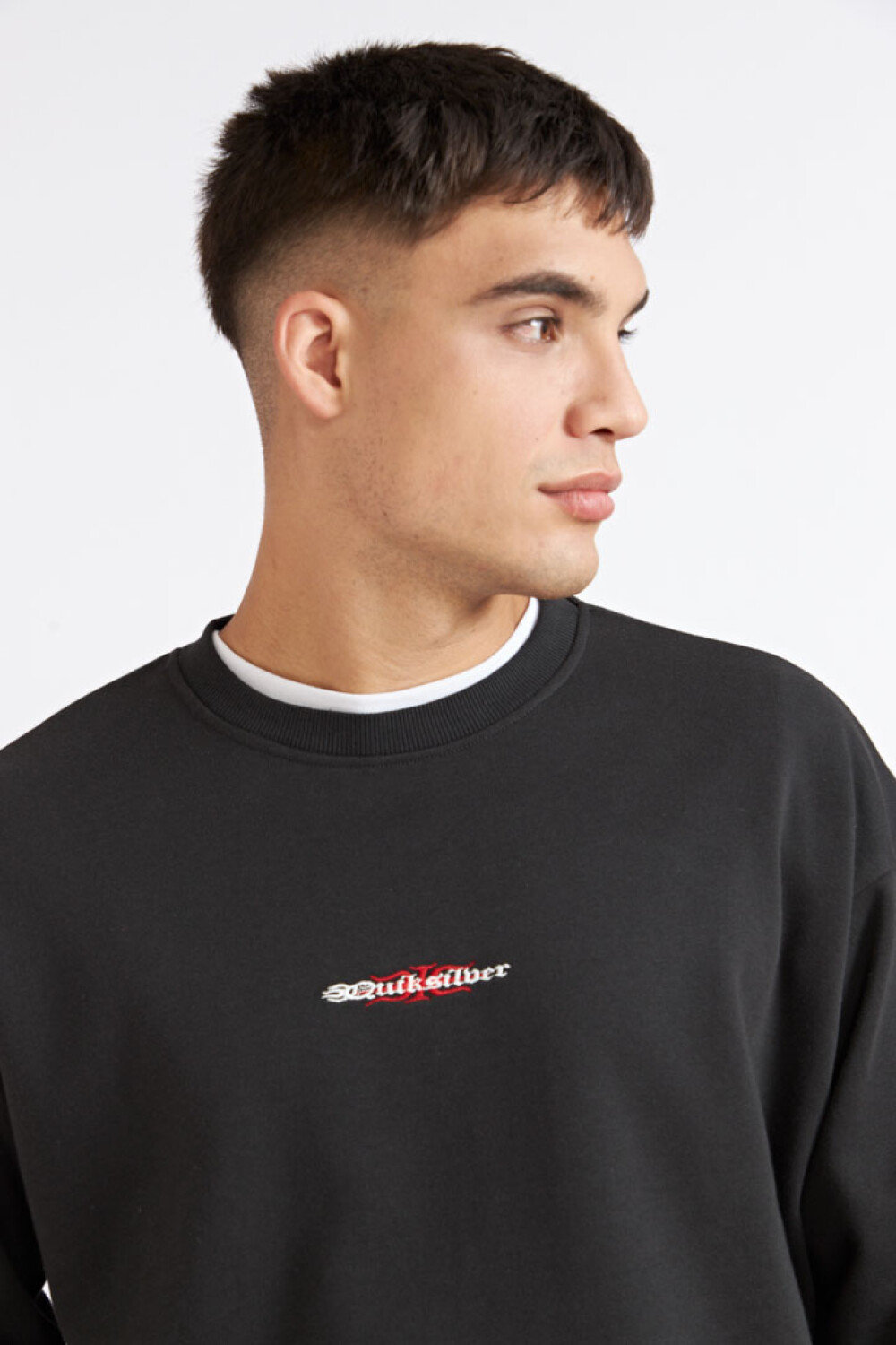 Quiksilver Buzo MERCURY TRIDENT Hombre - Negro Negro
