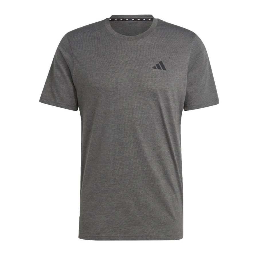 Remera de Hombre Adidas Train Essentials Feelready Gris - Negro