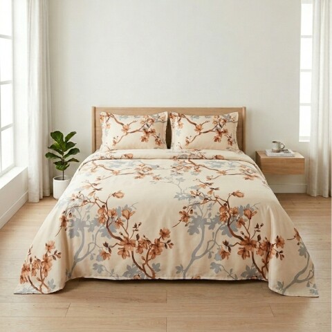 Juego De Sabanas 2 Plazas Toque Algodón Sommier Otoño Juego De Sabanas 2 Plazas Toque Algodón Sommier Otoño