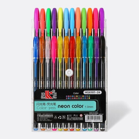Lapiceras de Colores Pack x24 Lapiceras de Colores Pack x24