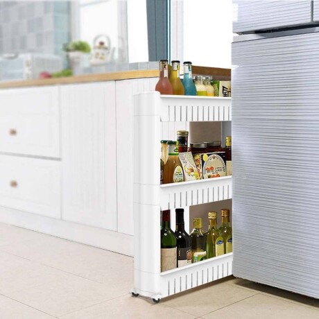 ORG. ESPACIOS REDUCIDO BLANCO PLÁSTICO RACK-3LAYER