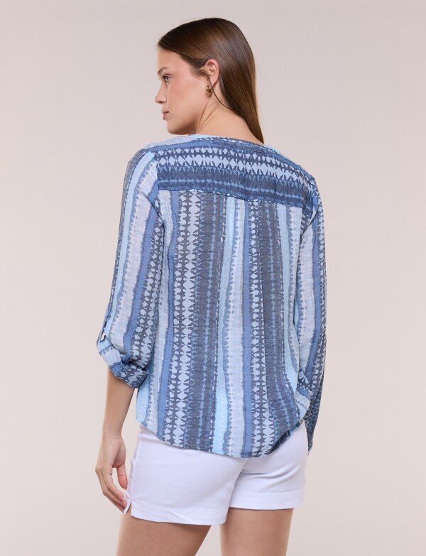 Blusa Nudo AZUL/MULTI