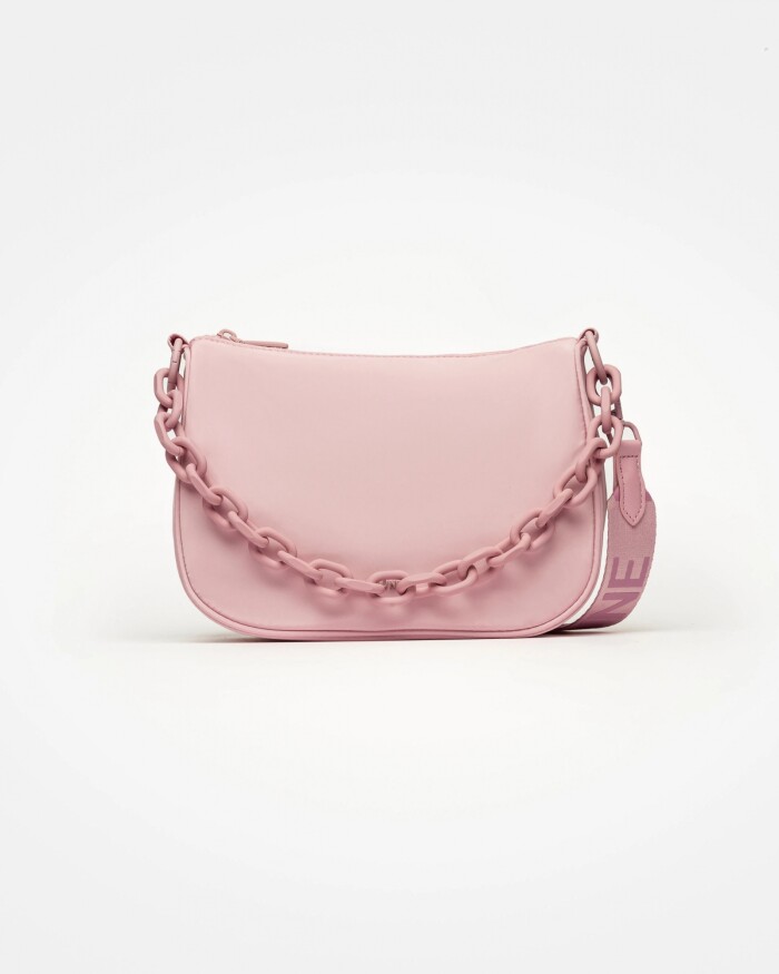 Cartera al hombro Match en nylon Rosa