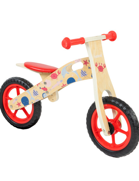 Chiva bicicleta de niño en madera Bebesit My Bike Rojo