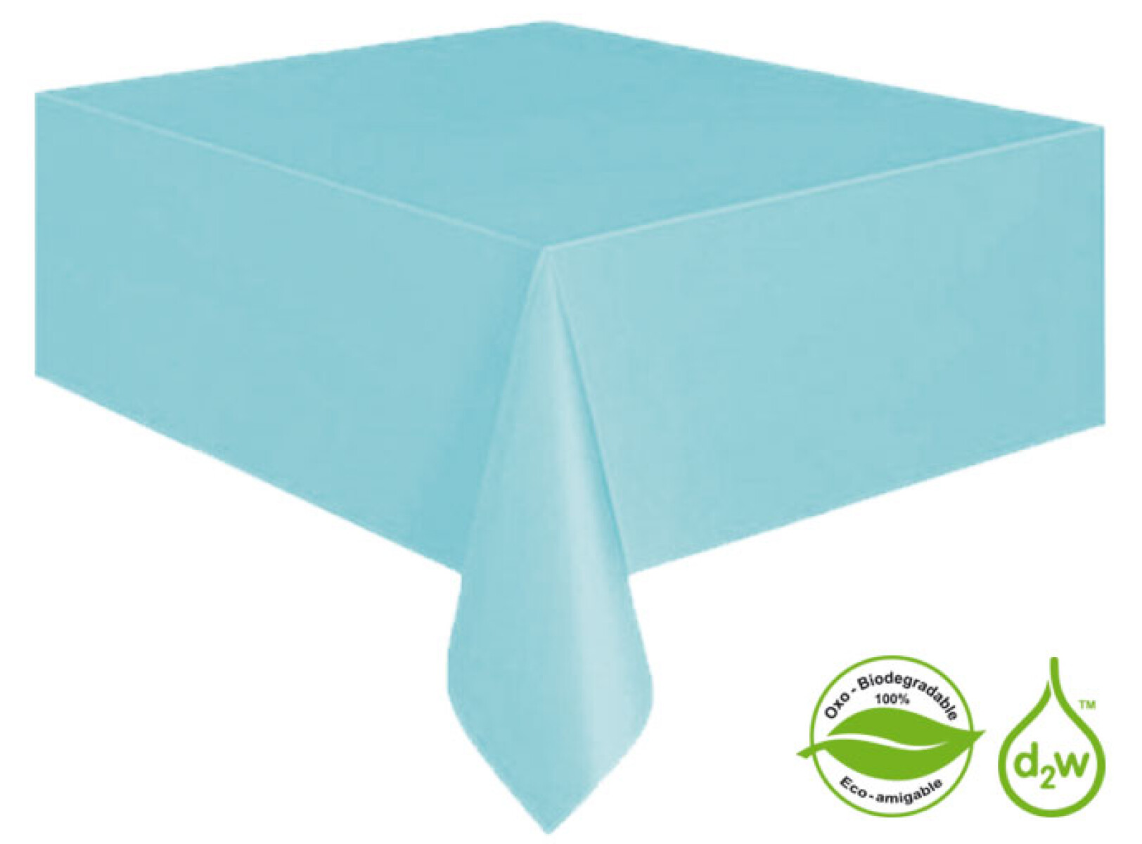 Mantel Biodegradable Rectangular - Celeste 