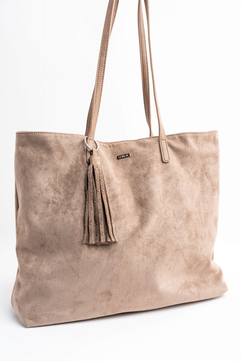 Travel Bag Gamuza Vegana Mocha