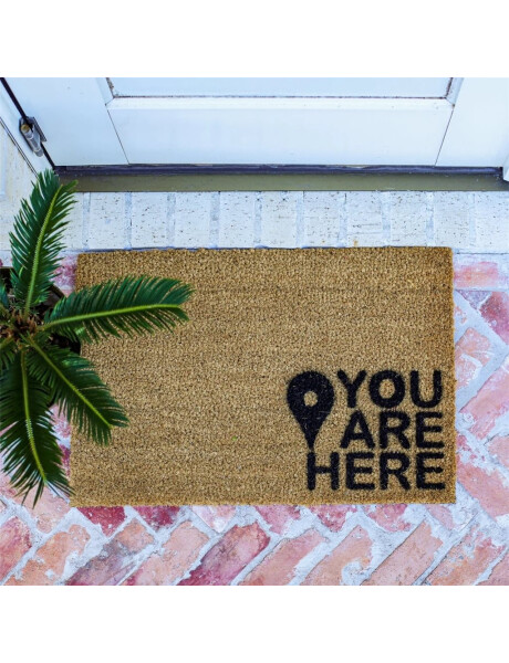 FELPUDO DE COCO 40x60CM H1.5CM YOU ARE HERE FELPUDO DE COCO 40x60CM H1.5CM YOU ARE HERE