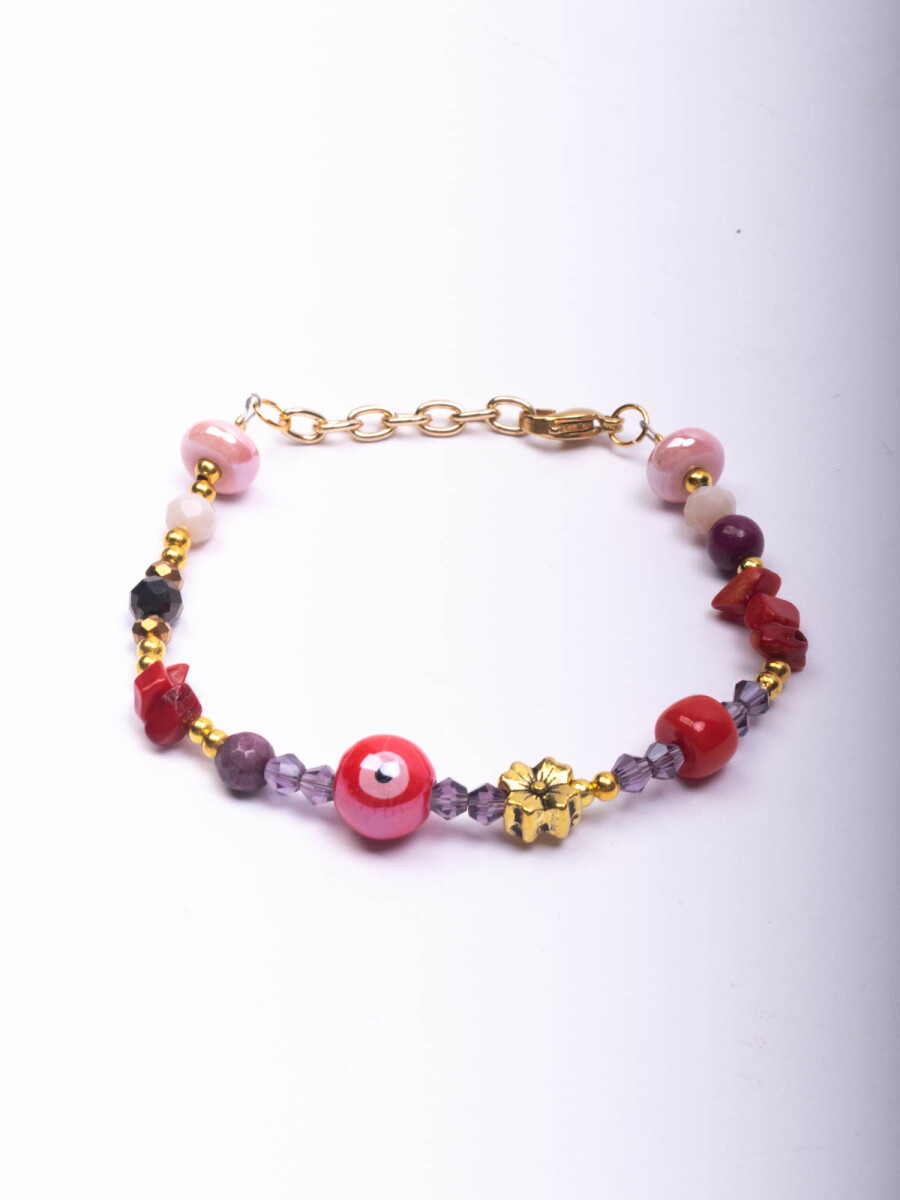 PULSERA EGIPTO ROJA - VARIOS 