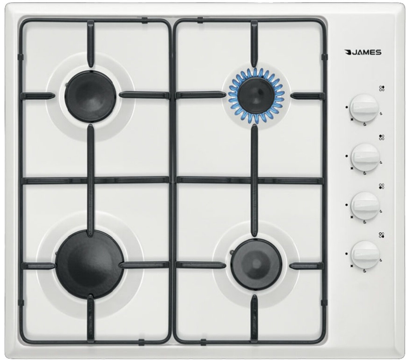 ANAFE EMPOTRAR BLANCO S/GAS JAMES MODELO 4 H AG 