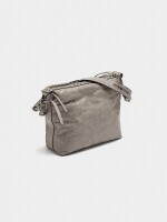 Bolso De Hombro Con Tachuelas gris