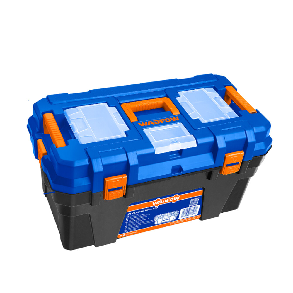 CAJA PLASTICA DE HERRAMIENTAS 24" CON BROCHES PLASTICOS WTB1324 WADFOW Caja Plastica De Herramientas 24" Con Broches Plasticos Wtb1324 Wadfow