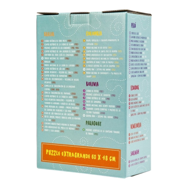 Puzzle América del Sur 120 Piezas Pika Puzzle América del Sur 120 Piezas Pika