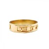 Anillo Numeros Romanos-Oro bajo-Sin Piedra-AN8204 sinpiedra
