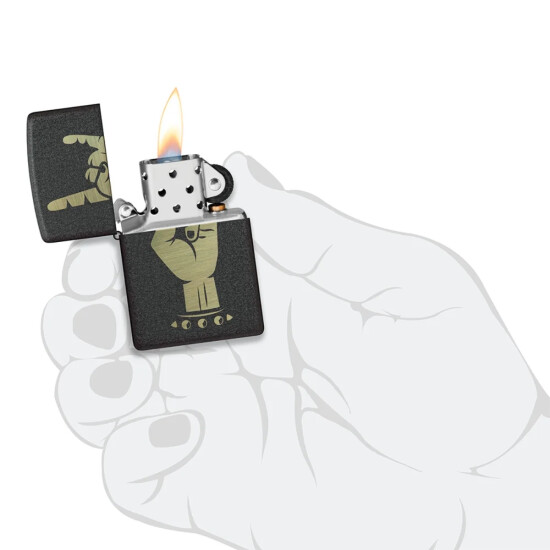 Encendedor ZIPPO 47008 C/Diseño Negro 0