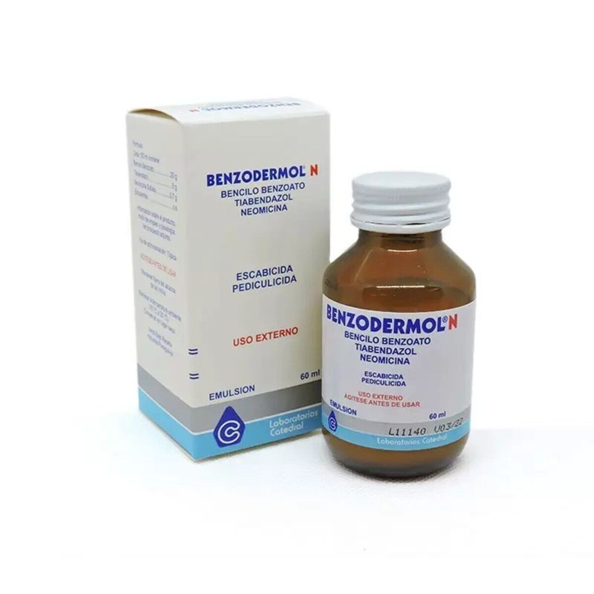 BENZODERMOL N EMULSION X 60 ML. FRASCO 