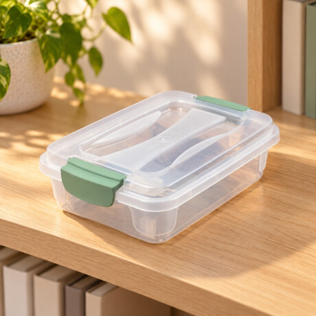 Caja organizadora 1,6 lts TRANSPARENTE