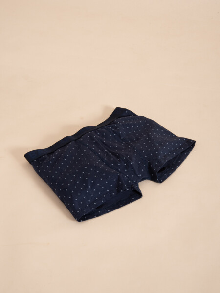 Boxer corto Estampado Azul