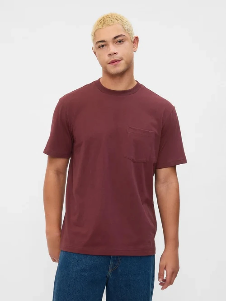 Remera Con Bolsillo Hombre - Noir Red 796 