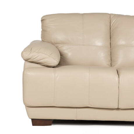 Sofá Tucson - Cuero Básico - 2 cuerpos 519 (Beige)