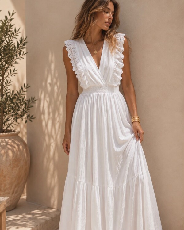 Vestido Amanda PRE VENTA blanco