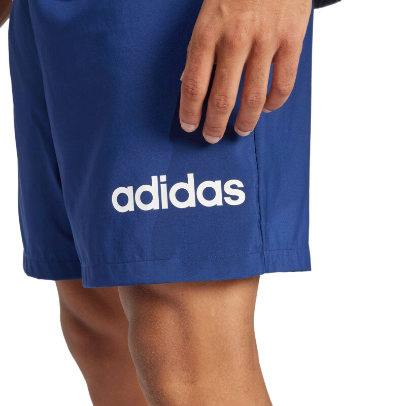 Short de Hombre Adidas Essentials Linear Azul