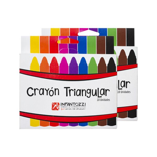 Crayolas triangulares Cartón