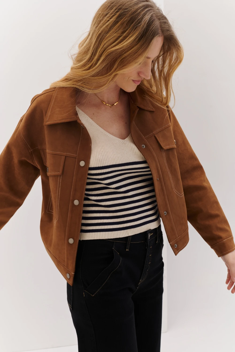 CHAQUETA GINGER camel 4