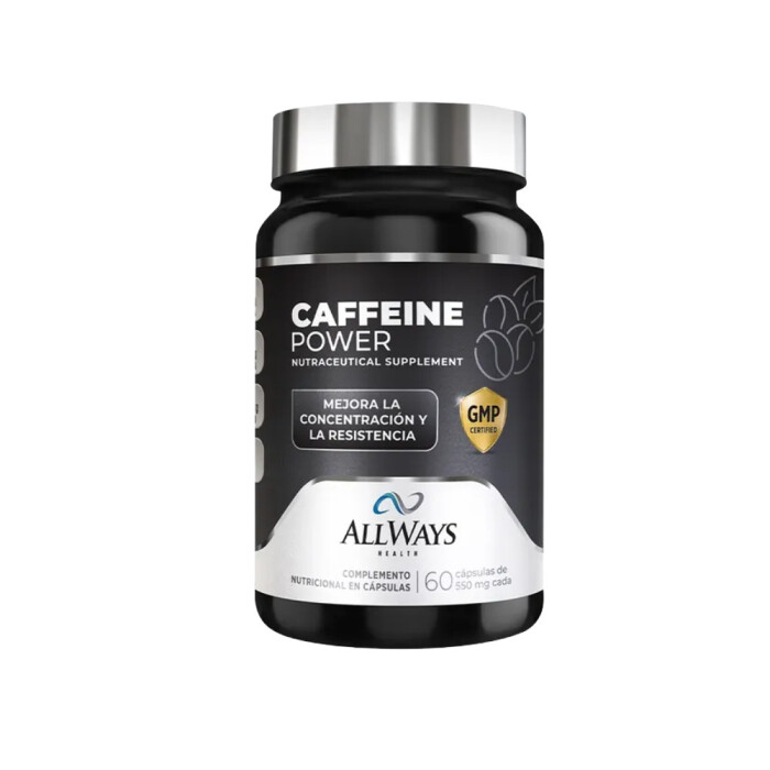 ALLWAYS CAFFEINE POWER 60CAPx550MG única