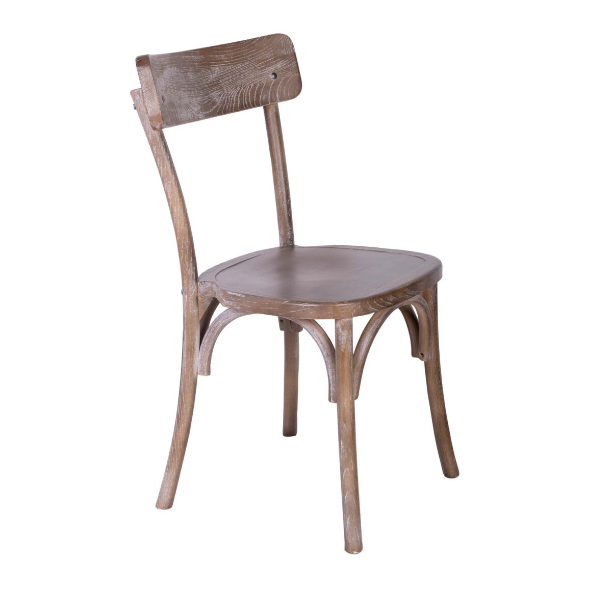SILLA DE COMEDOR - MADERA NATURAL-BEIGE MODENA 