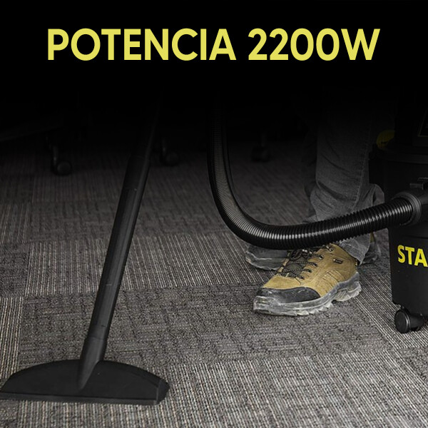 Aspiradora Industrial Stanley Sl19202p-3b-cu 11 L ASPIRADORA STANLEY SL19202P-3B 11LTS