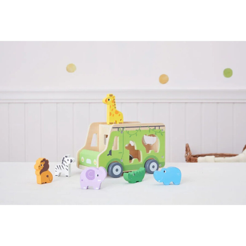 Camión de Juguete Safari Madera VIGA Camión de Juguete Safari Madera VIGA