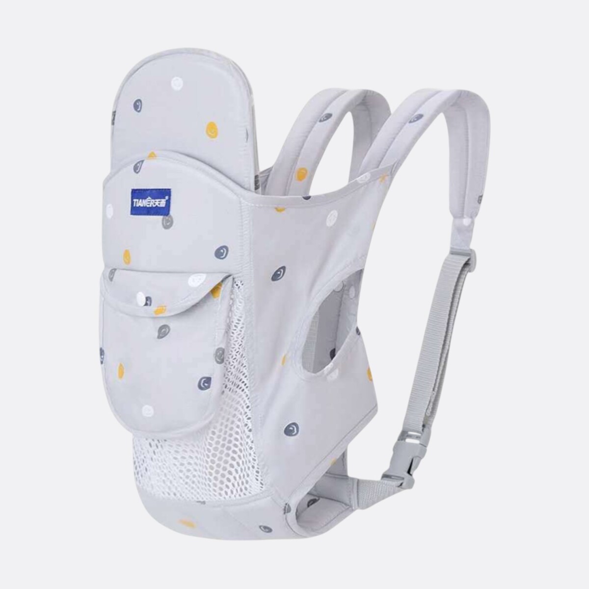 Cangurera Portabebes Mochila Bebé Ergonómica Multifuncional - Gris 