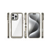 Protector para iPhone 16 Pro Max bordes color gris Protector Para Iphone 16 Pro Max Bordes Color Gris