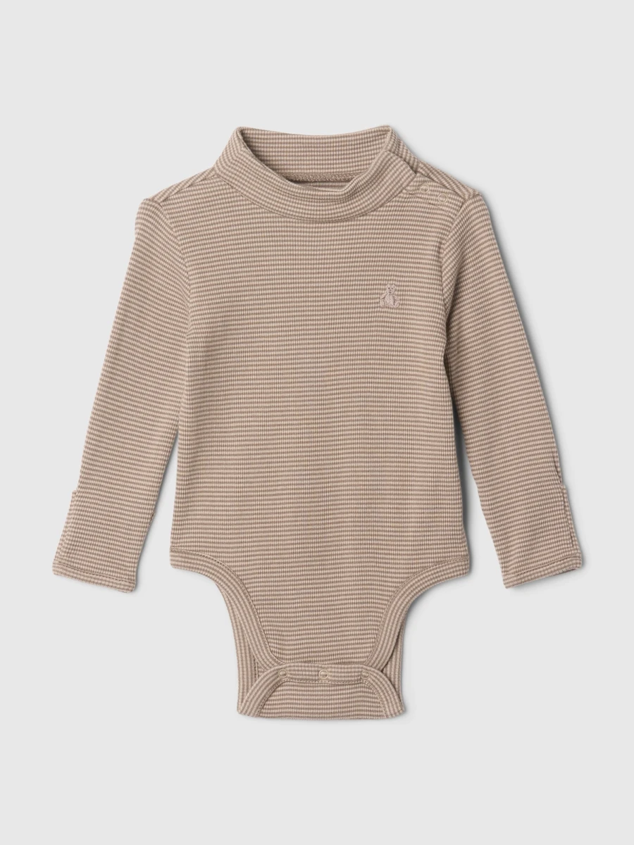 Body Polera Viento Bebé - Brown Stripe 