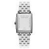 Reloj Raymond Weil Toccata rectangular con brazalete de acero y esfera blanca Reloj Raymond Weil Toccata rectangular con brazalete de acero y esfera blanca