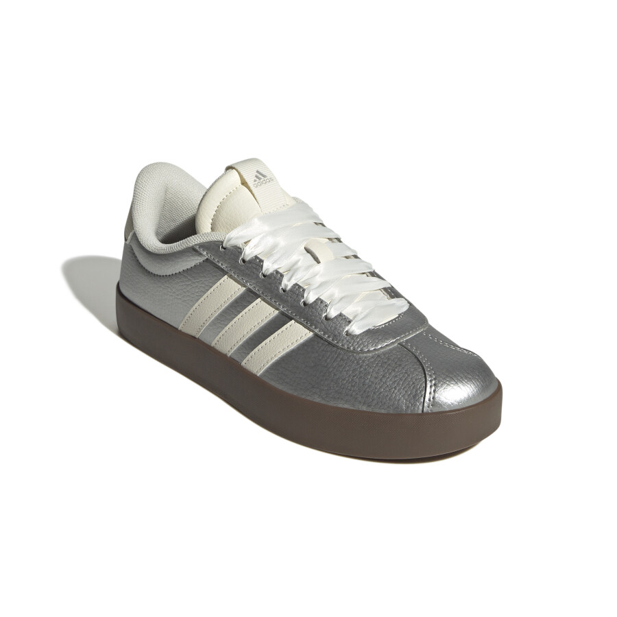 Championes de Mujer Adidas VL Court 3.0 Plateado