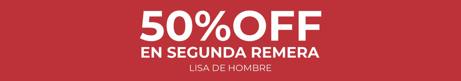 SEGUNDA REMERA en HOMBRE