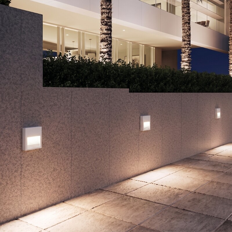 LEA1033 Luminaria LED 2W De Escalera Toronto Blanca
