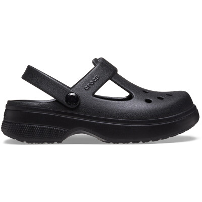 Classic Clog Mary Jane Niños Negro