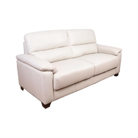 SOFA 2 CUERPOS CUERO-100-NATURAL NATURAL-BEIGE VENECIA CRUDO