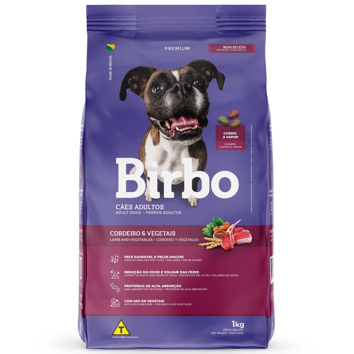 Birbo Adulto Cordero Y Vegetales 1kg 